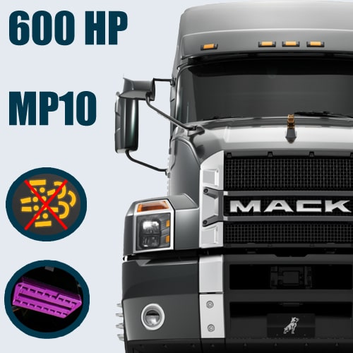 Mack MP10 OBD2 DPF DEF SCR delete