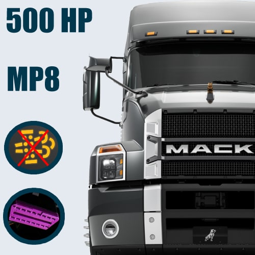 Mack MP8 OBD2 DPF DEF SCR delete